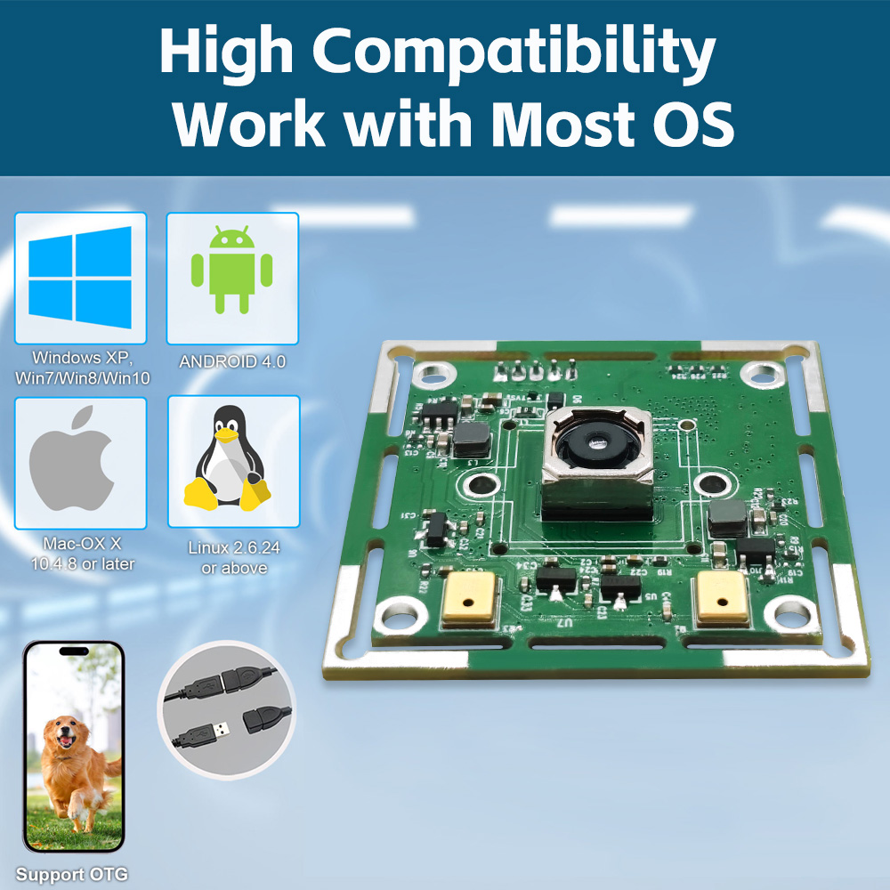 12MP 4K HD Auto Focus Facial Recognition Camera Module - Image 3