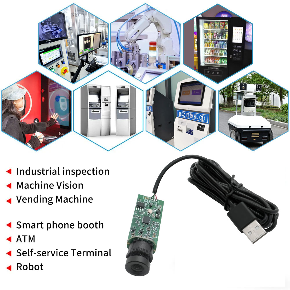 T-Shaped Module 1080p Mini USB Camera Module hcu t18j36w (7)