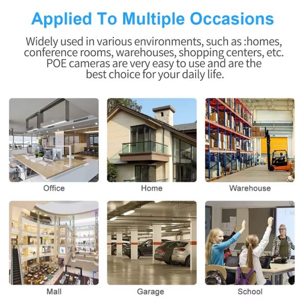 4K 2MP Full-Color Night Vision POE Camera NVR Kit - Image 9