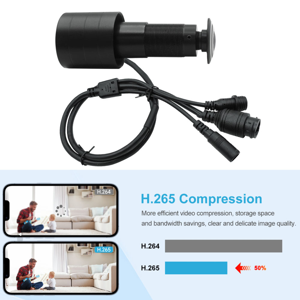 06 2MP Door Eye Hole IP RJ45 Camera - Image 4