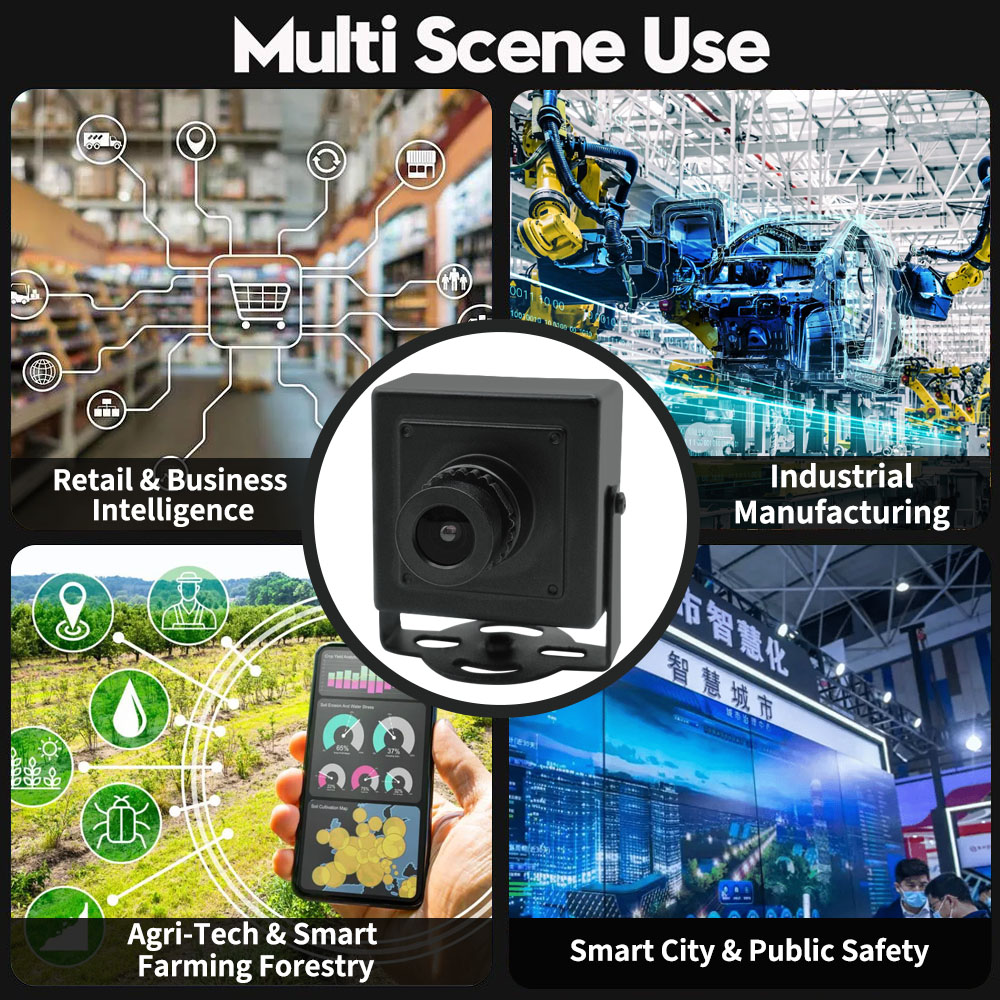 4MP Industrial-grade Mini Square Wired IP Camera 产品应用
