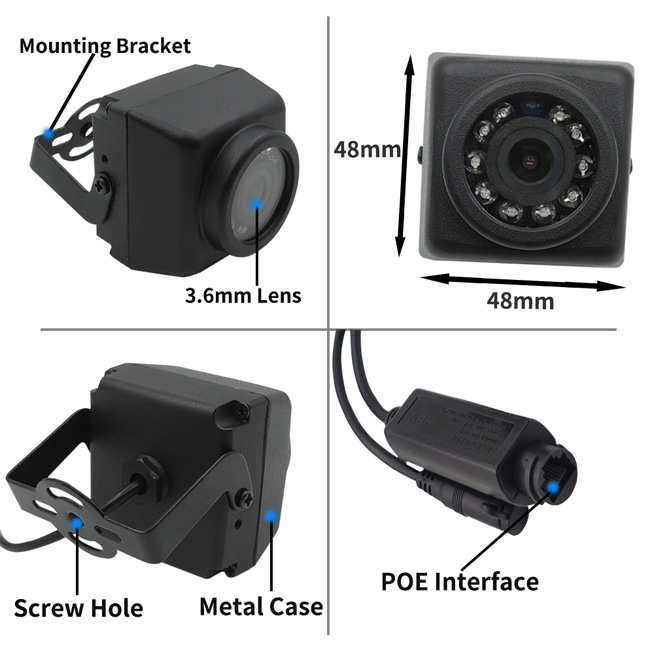5MP Night Vision POE Network Infrared Camera - Image 2