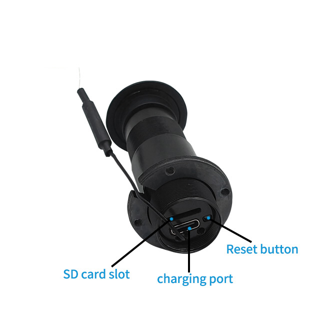 V380 Front Door Peephole WiFi Home Security Camera - Image 3