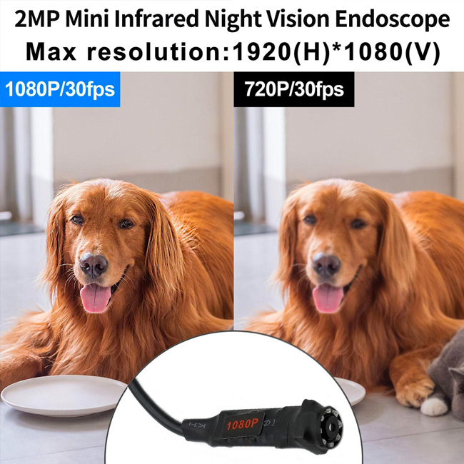 2MP Mini Infrared Night Vision Endoscope AHD Camera - Image 5