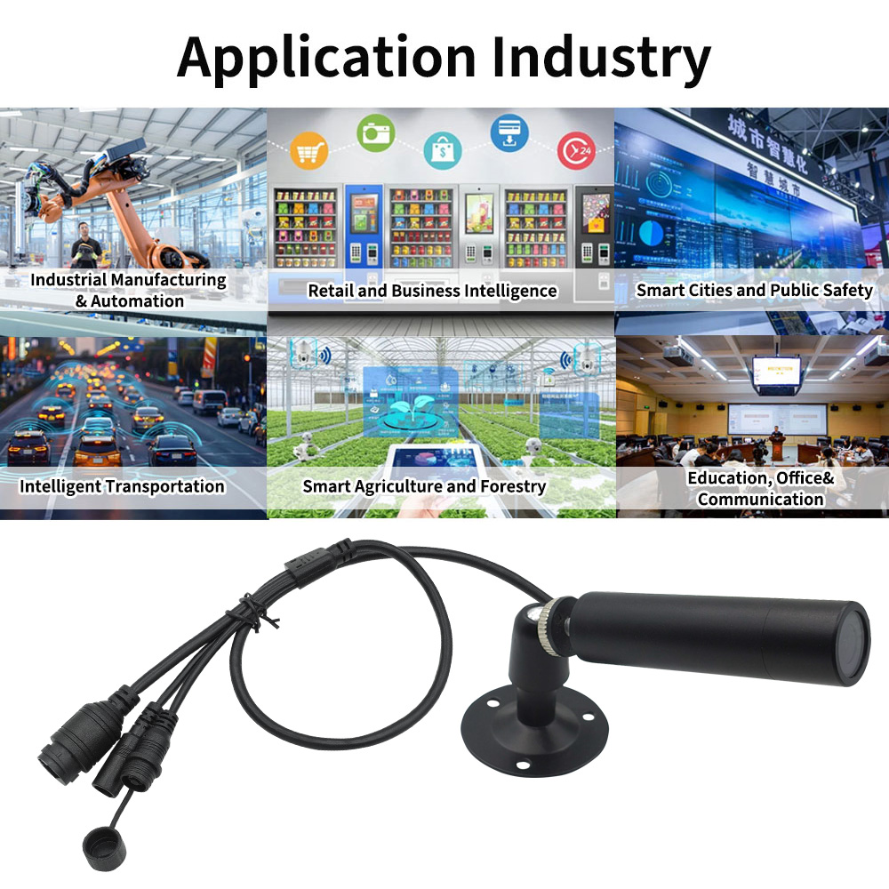 4.0 Megapixel Mini Bullet RJ45 Ethernet Camera 5