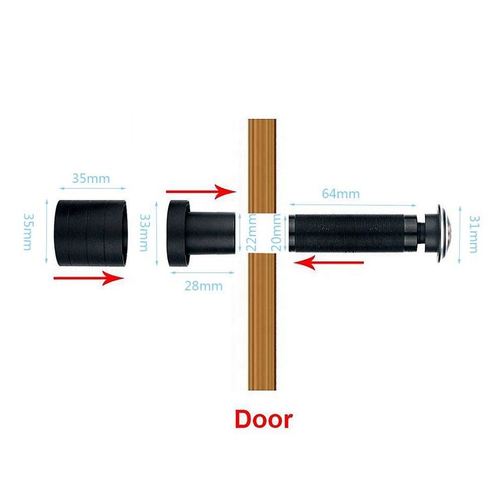 170° Indoor Viewing Wireless Cateye Camera CC