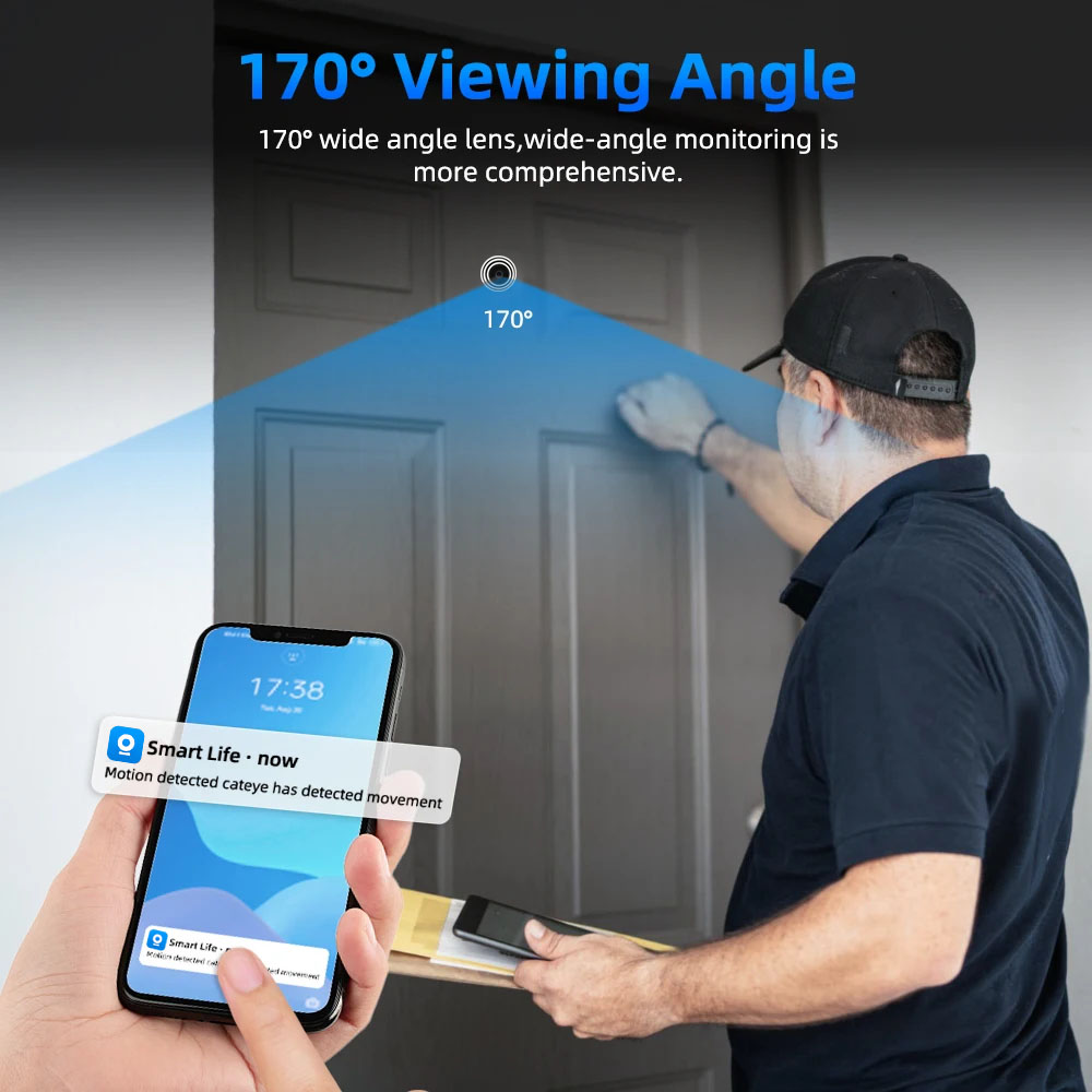 7 Door Peephole Camera V380 Smart Indoor Camera - Image 6