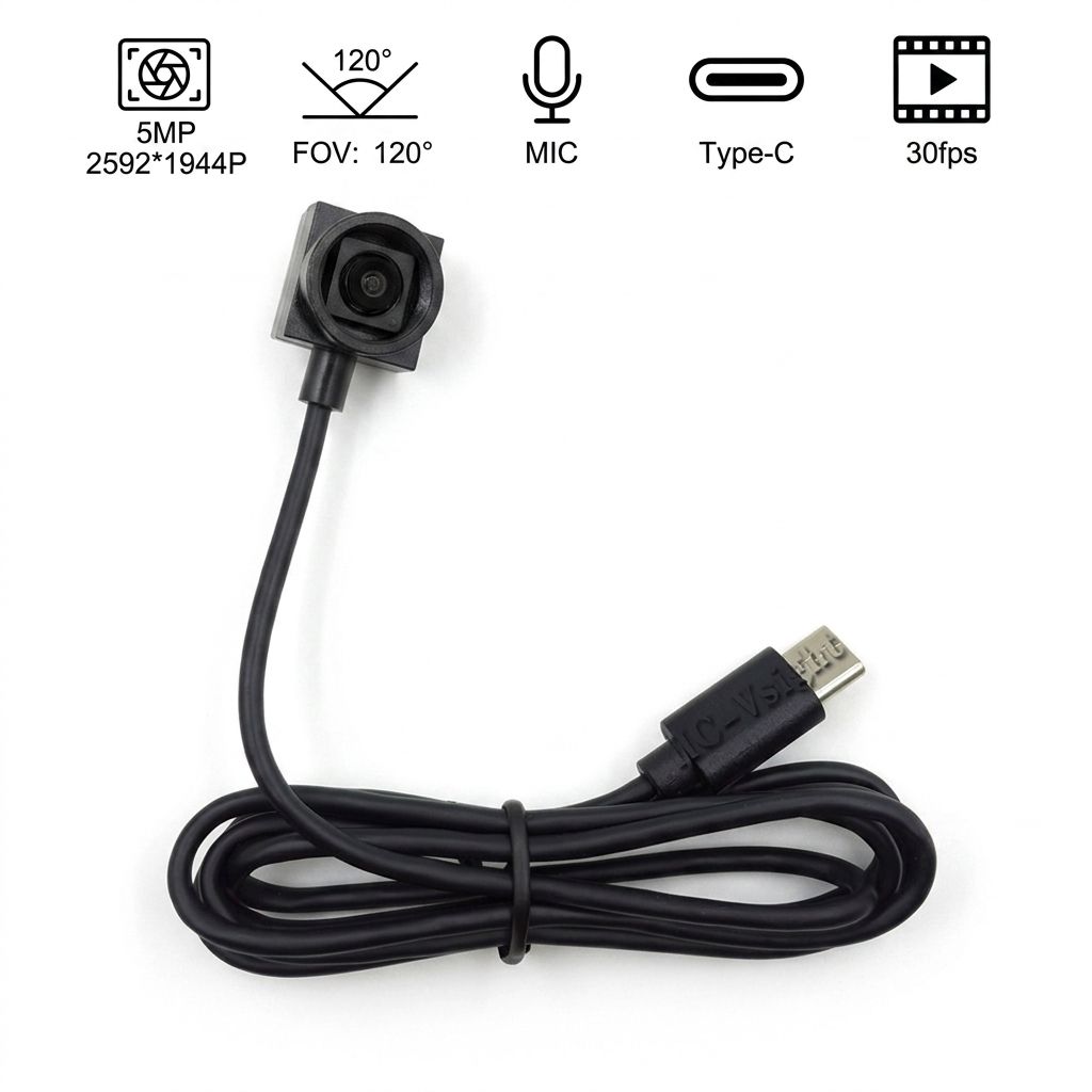 5MP HD 120 Degree Fixed Focus Type-C Camera h4d66331e1f304b7c8a4c49038c40fc7el