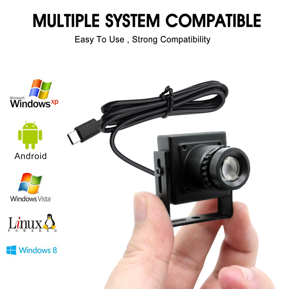 25x25mm 1080p 16mm Lens Mini Size USB Camera hct 252j16 (2)
