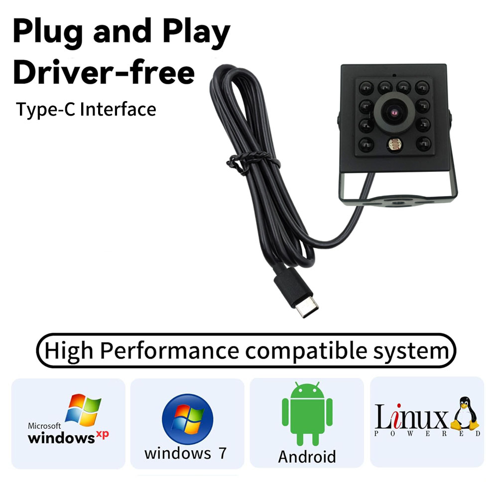 2MP 940nm IR LEDS Night Vision Type-c Camera hct 422ys9 (4)
