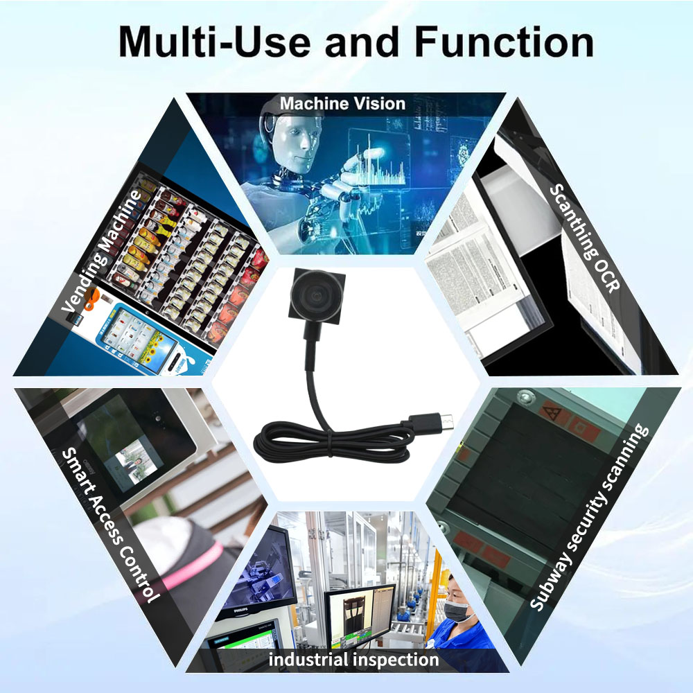 15*15mm USB Wide Angle Fixed Focus Webcam 4K 8MP hct g158 (6)