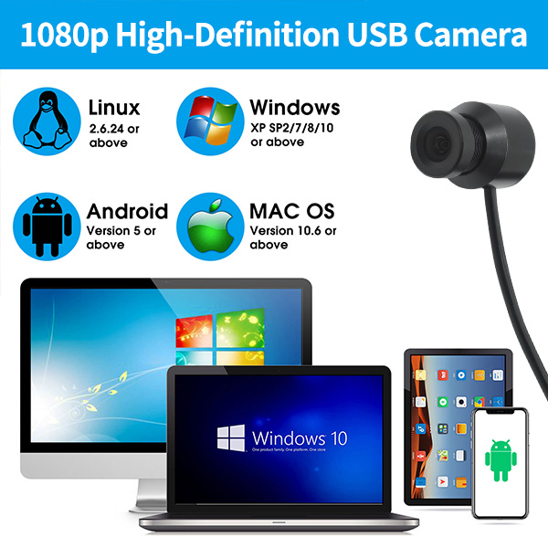 1080P USB Mini Bullet Camera UVC Driverless Camera - Image 5