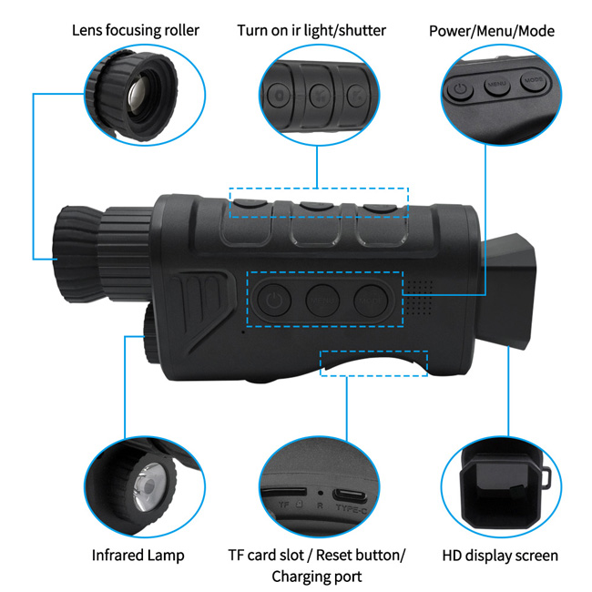 FHD 1080p Starlight Night Vision Telescope - Image 3