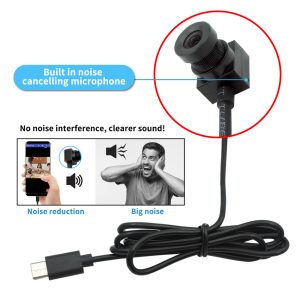 15×15mm Type-C 4MP 2MP 1MP WDR Mini USB Camera