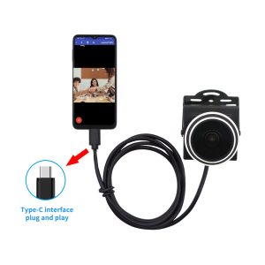 1.78mm Fisheye Lens Type-C Wide-angle 1080P USB Camera