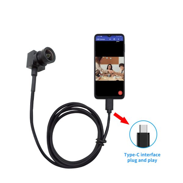 1080p Wide-angle Distortion Free Lens Type-C Camera