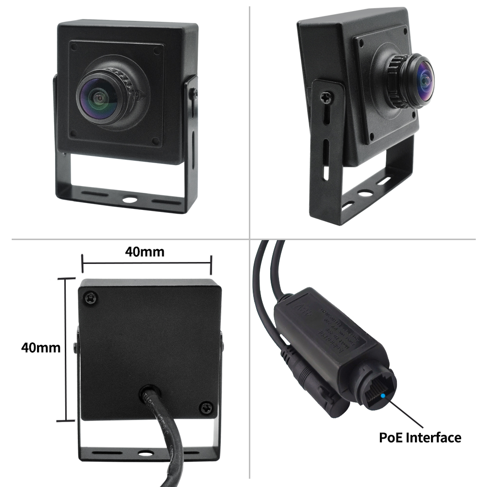 2MP Mini PoE IP Camera 1.7mm Wide Angle Camera - Image 3