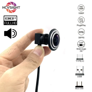 1080P Mini Type-C Camera with 1.66mm Fisheye Lens