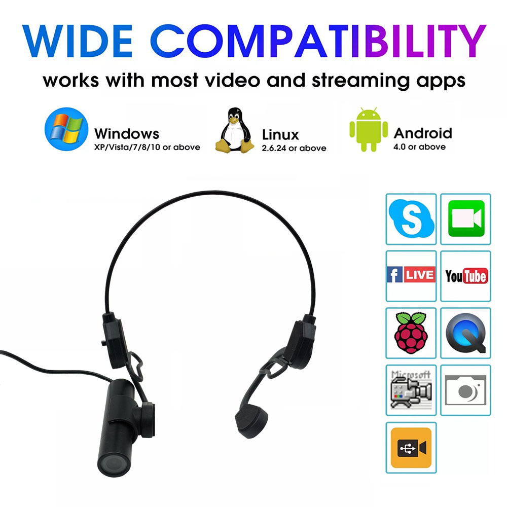 Hanging Ear 1080P Android OTG External USB Camera hct bt202eg (5)