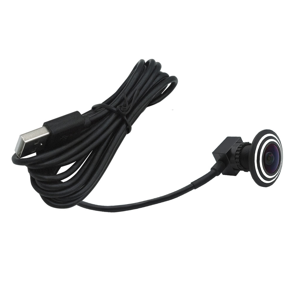hcu 152j166 (1) 1080P 1.66MM Wide-angle Fisheye Mini USB Camera