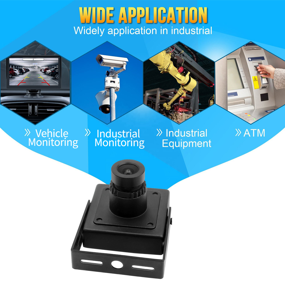 2MP USB Camera 3.6mm Board Lens FOV 90 ° hcu 352j36 (4)