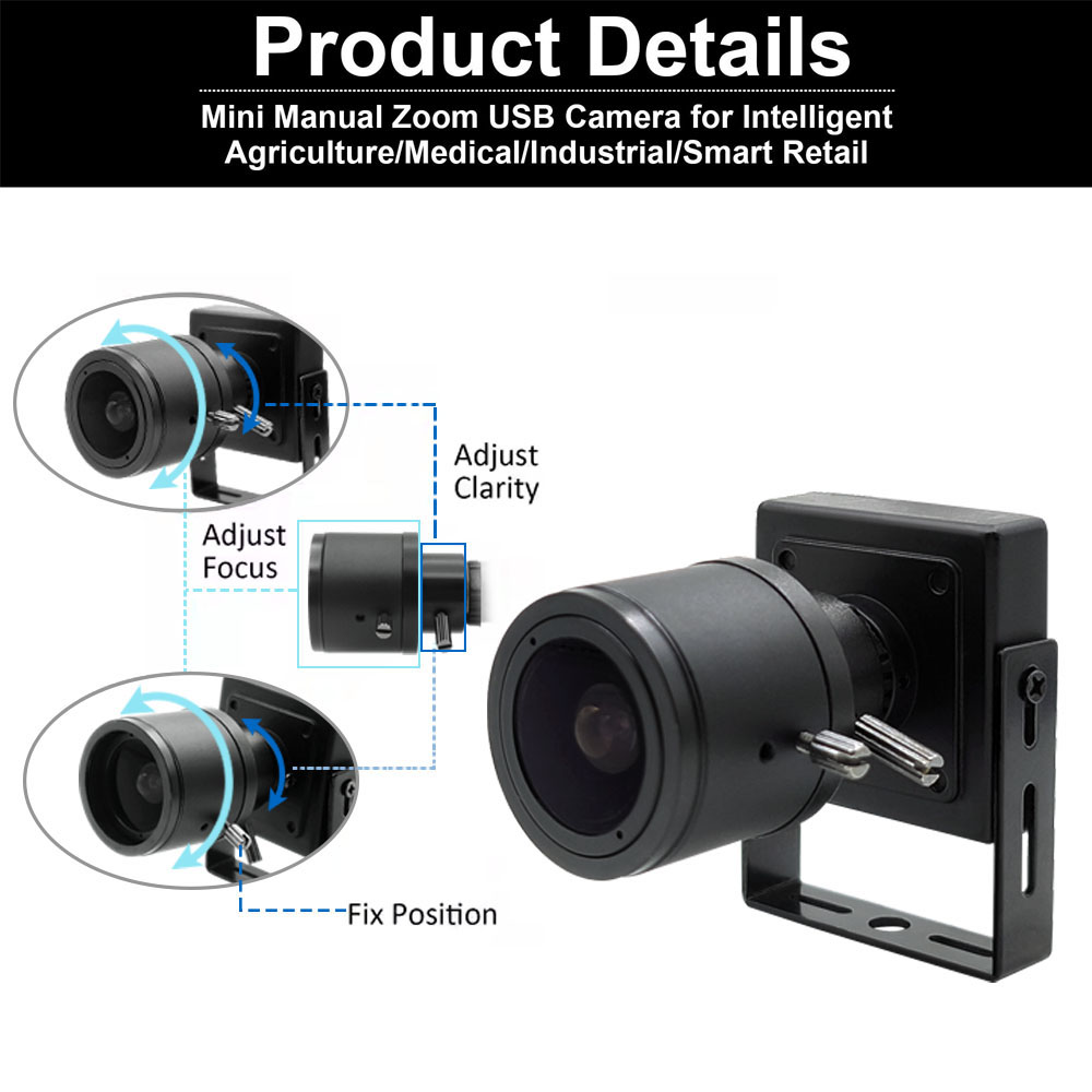 Full HD 1080P USB Manual Zoom Camera hcu 362mf (2)