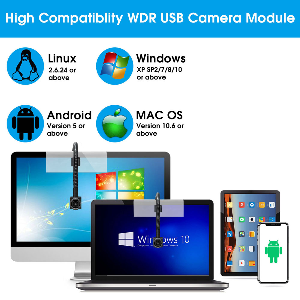 5MP USB Eye Contact Network Camera hcu g155af tg (4)