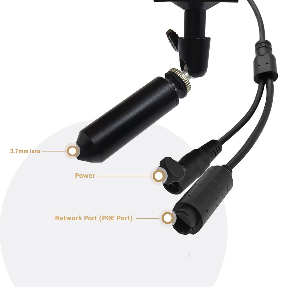 1080P IP Bullet Head POE Mini Anti Damage Camera - Image 4