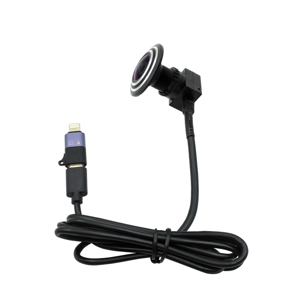 1MP 1.66mm Fisheye Lens USB Camera for IOS System hct 151j166 pg (5)